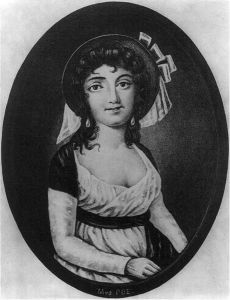The only known depiction of Eliza Poe. 